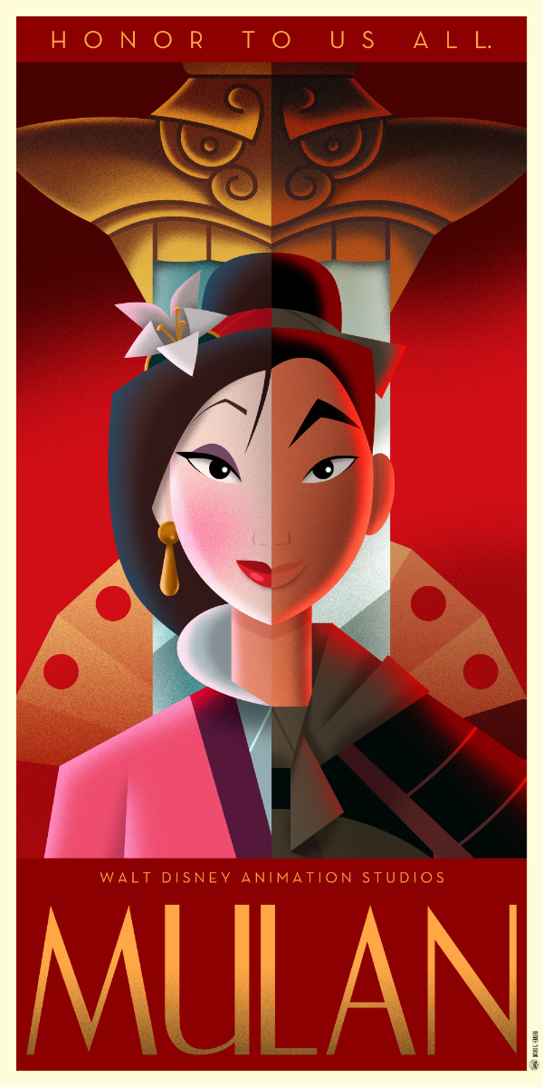 Disney Art Déco posters « David G. Ferrero – Ilustración y diseño