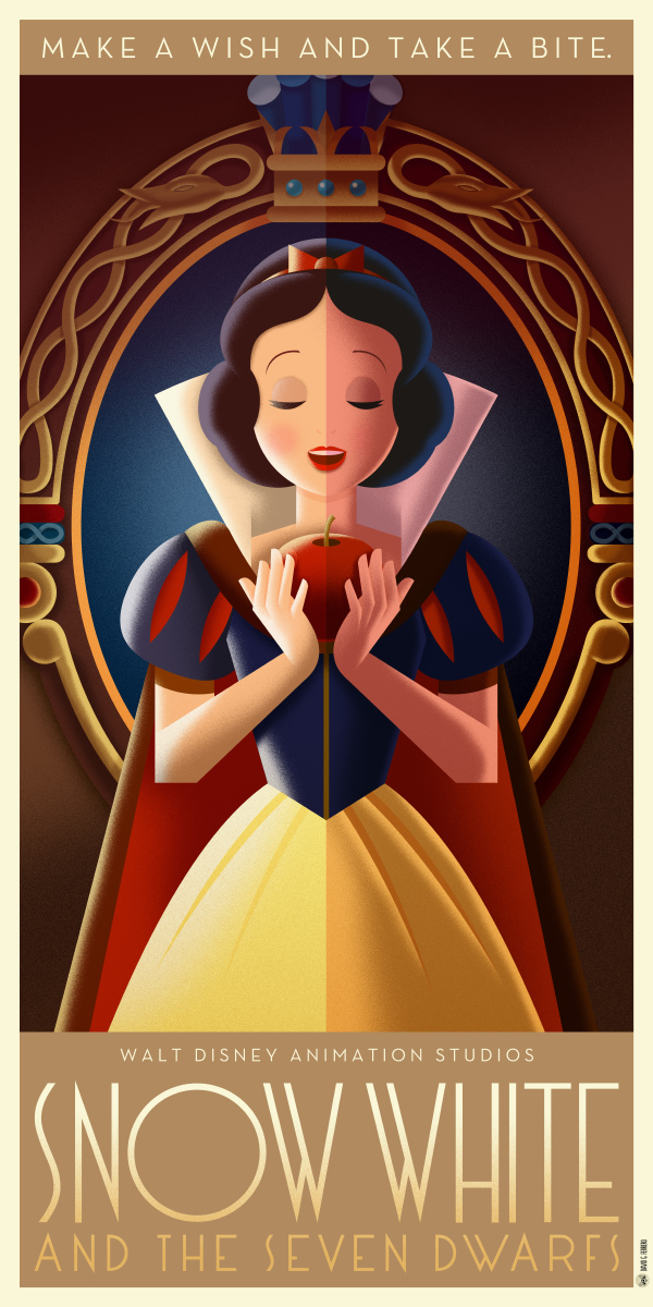 Disney Art Déco posters